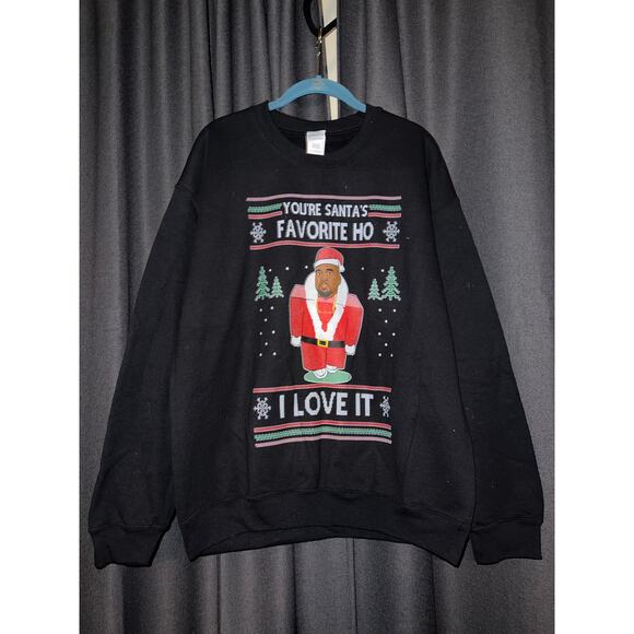 Ugly Christmas Sweater Sweatshirt Xmas Size Large Kanye - Picture 1 of 4